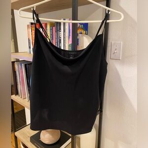 Halogen black cami tank/blouse, size XS